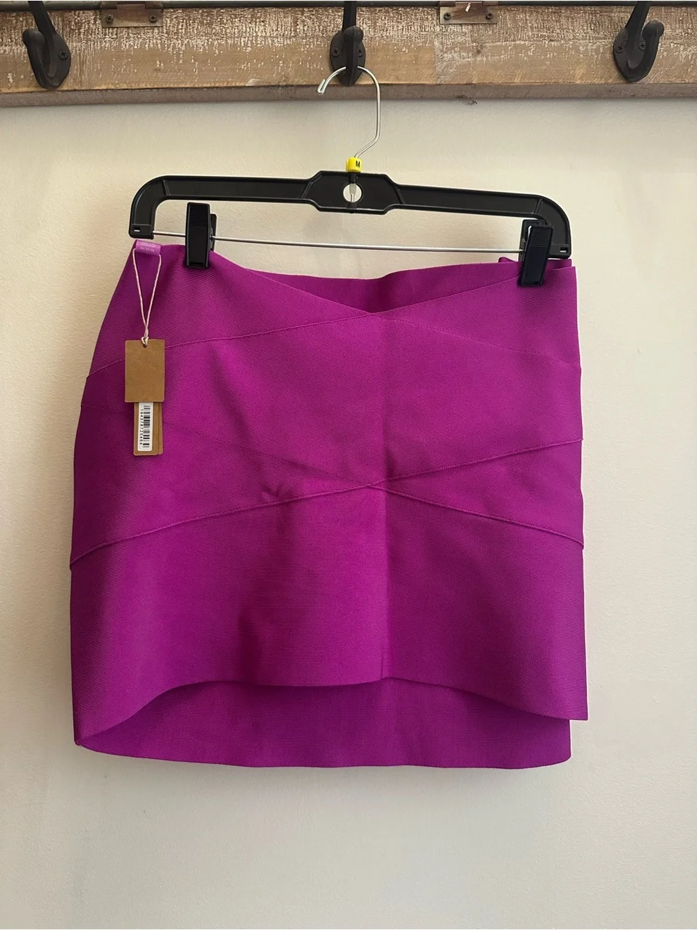 SKIMS NWT KNIT MINI SKIRT COVER UP COLOR Magenta 3X